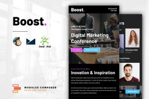 Download Boost - Event / Conference Responsive Email Responsive Email Template for event and conferences