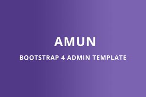 Download Bootstrap 4 Admin Template - Amun admin, app, application, bootstrap, charts, crm, D3, dashboard, kit, panel, Ra-Themes, software, ui