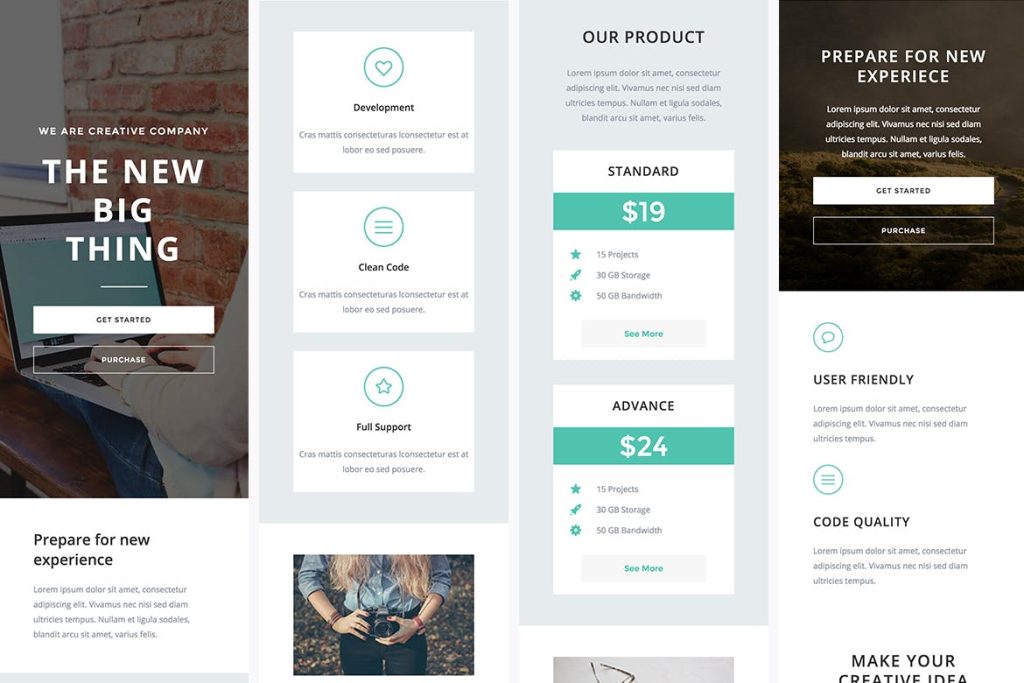 Border - Responsive Email + StampReady Builder Border is clean and ...