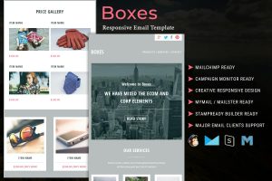 Download Boxes - Multipurpose Responsive Email Template Best marketing email template