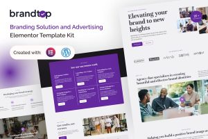 Download Brandtop - Branding Solution &  Advertising Elementor Template Kit