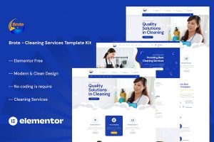 Download Brote - Cleaning Services Elementor Template Kit