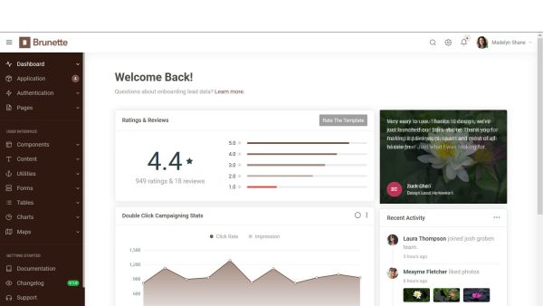 Download Brunette - Bootstrap 4 Admin & Powerful UI Kit Responsive Bootstrap 4 Admin & Powerful UI Kit