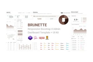 Download Brunette - Bootstrap 4 Admin & Powerful UI Kit Responsive Bootstrap 4 Admin & Powerful UI Kit