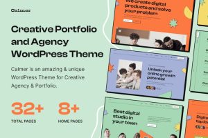 Download Calmer - Portfolio and Agency WordPress Theme