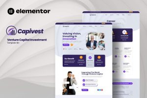 Download Capivest - Venture Capital Investment Elementor Template Kit