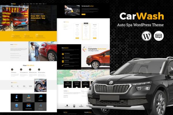 Download Car Wash - Auto Spa WordPress Theme