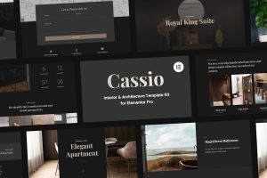 Download Cassio - Interior & Architecture Elementor Pro Template Kit