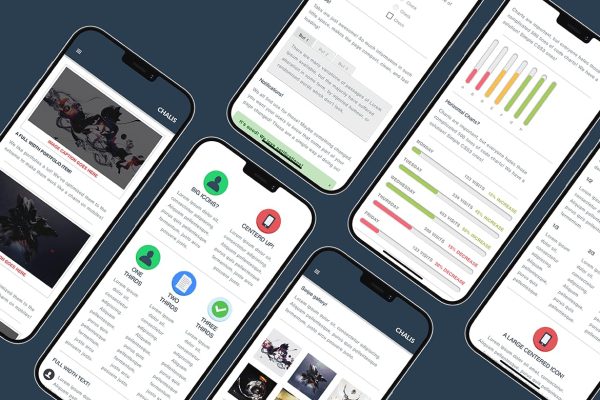 Download Chalis | Mobile Website Template A Simple Sidebar Based Mobile Website Template