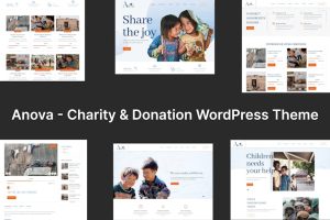 Download Charity & Donation WordPress Theme - Anova