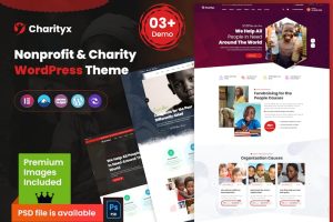 Download Charityx - Charity & Nonprofit WordPress Theme