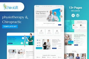 Download Chirolift - Physiotherapy & Chiropractic Elementor Template Kit