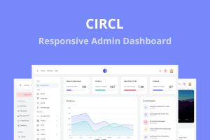 Download Circl - Responsive Admin Dashboard Template Circl is clean and well designed template for any types of applications