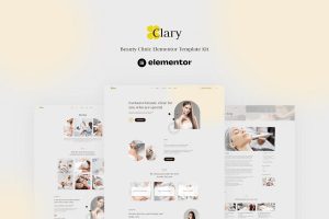 Download Clary - Beauty Clinic Elementor Template Kit