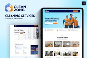Download Cleanzone - Cleaning Services Elementor Template Kit