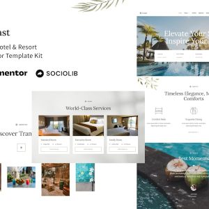 Download Coast - Luxury Hotel & Resort Elementor Template Kit