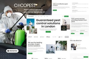 Download Cocopest - Pest Control Services Elementor Template Kit