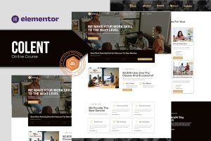 Download Colent - Online Course Elementor Template Kit