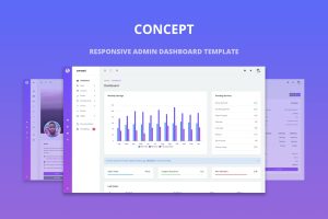 Download Concept - Responsive Admin Dashboard Template Concept is clean and well designed template for any types of backend applications