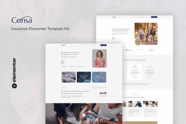 Download Consa - Insurance Elementor Template Kit