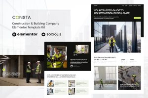 Download Consta - Construction & Building Company Elementor Template Kit