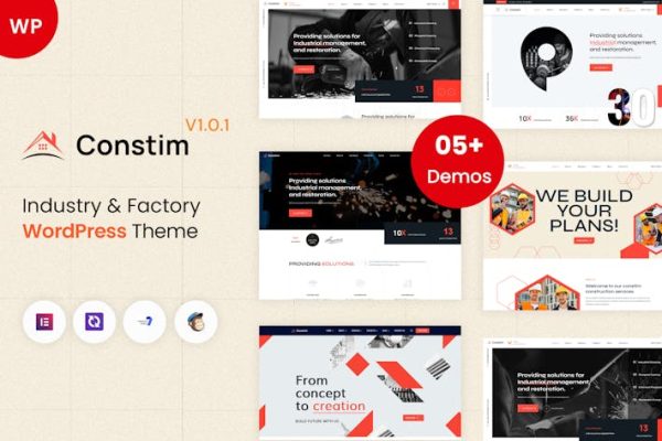 Download Constim - Industry & Factory WordPress Theme