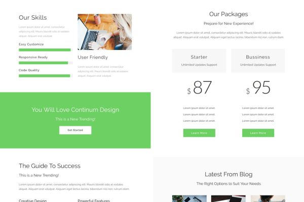 Download Continum - Responsive Email + StampReady Builder Continum is clean and modern email template is awesome design for your corporate and business.