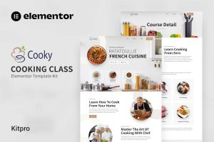 Download Cooky - Cooking Class Elementor Template Kit
