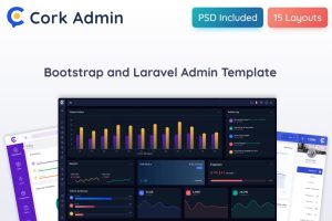 Download Cork - HTML and Laravel Admin Dashboard Cork is a responsive admin dashboard template that helps you create powerful back-end applications.