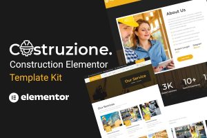 Download Costruzione - Construction Elementor Template Kit