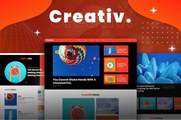 Download Creativ - Ultimate Blog & Magazine Elementor Pro Template Kit