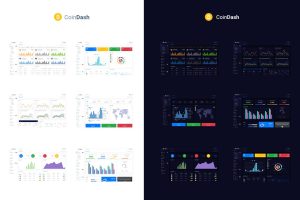 Download Cryptocurrency Dashboard Admin Template - Coindash Multi-purpose admin template you can use for crypto currency admin pages or any other service