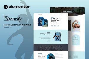 Download Danzify - Dance Course Elementor Template Kit
