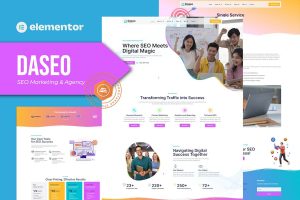 Download Daseo - SEO Marketing & Agency Elementor Pro Template Kit