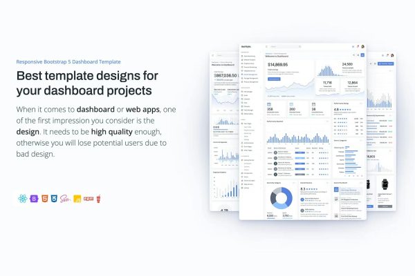 Download DashByte React 18 & Bootstrap 5 Dashboard Template Best template designs for your dashboard projects