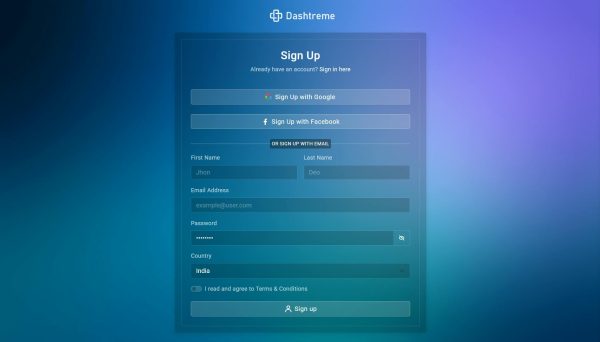 Download Dashtreme - Laravel 8+ Bootstrap5 Admin Template