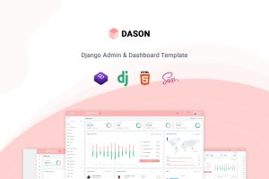 Download Dason - Django Admin & Dashboard Template Dason contains lots of new design widgets with responsiveness on all screens.