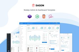 Download Dason - Nodejs Admin & Dashboard Template Dason is a fully-featured, multi-purpose admin template built with Bootstrap 5, HTML5, CSS, JQuery