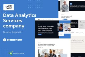 Download Dataprime - Data Analytics Services Elementor Template Kit