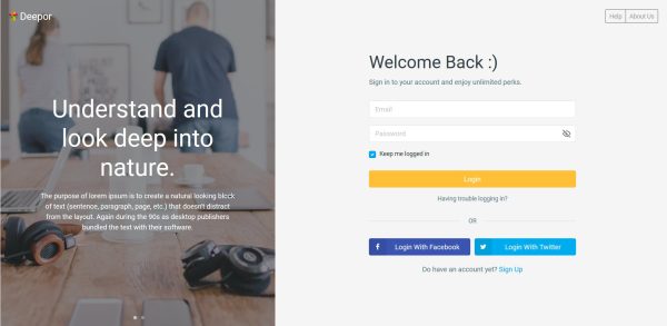 Download Deepor  Responsive Bootstrap 4 Admin & Powerful UI Kit