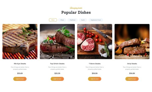 Download DeliTaste - Food Delivery HTML Template