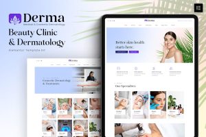 Download Derma - Beauty Clinic & Dermatology Elementor Template Kit
