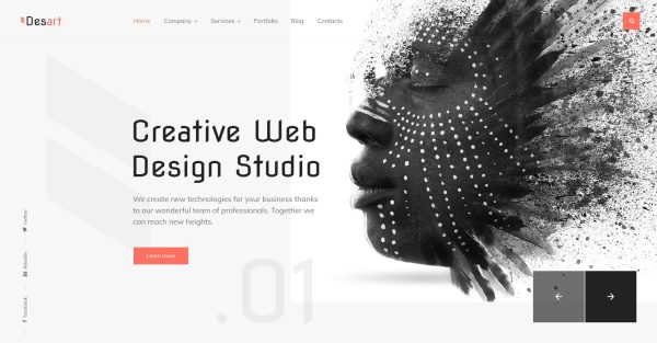 Download Desart - Creative Web Design Studio HTML Template