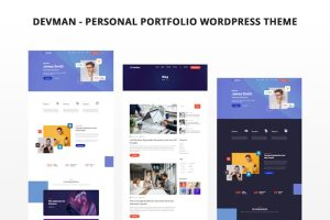 Download Devman - Personal Portfolio WordPress Theme