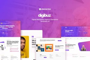 Download Digibuz - Digital Marketing Agency Elementor Template Kit
