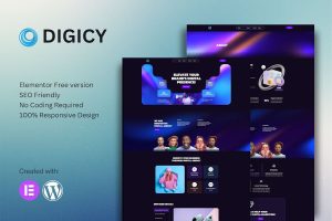Download Digicy - Digital Marketing Agency Elementor Template Kit