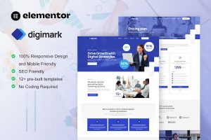 Download Digimark - Digital Marketing Agency Elementor Pro Template Kit