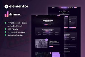 Download Digimax - Digital Marketing Agency Elementor Template Kit