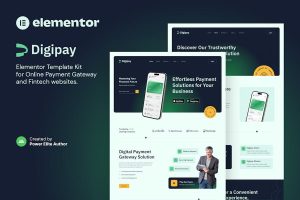 Download Digipay – Online Payment Gateway & Fintech Elementor Template Kit