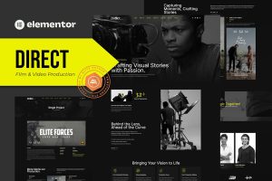 Download Direct - Film & Video Production Elementor Pro Template Kit